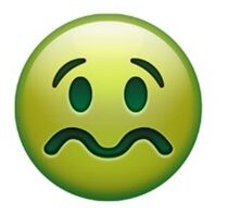 green yellow sick emoji